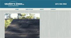 Desktop Screenshot of grammysheds.com